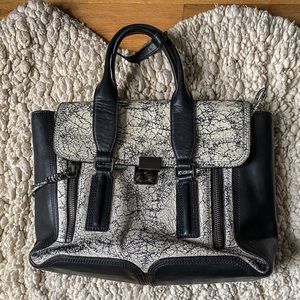 Phillip Lim Crackled Large Leather tote bag